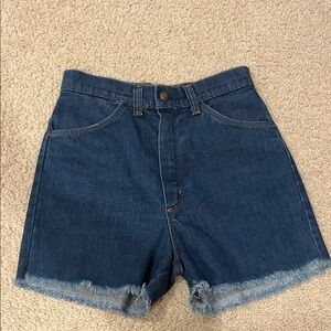 High rise Jean shorts